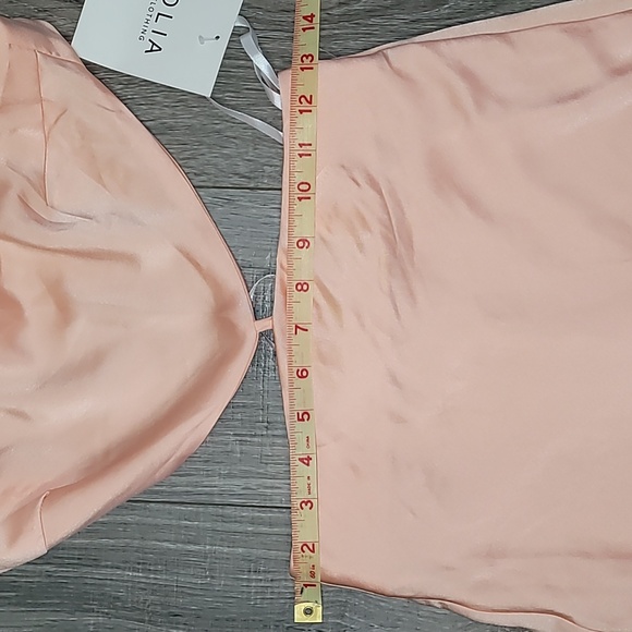 Orange Spaghetti Strap Backless Sundress for Prom - Picture 5 of 7